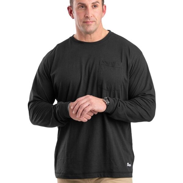 Men's Tall Performance Long Sleeve Pocket T-Shirt Thumbnail