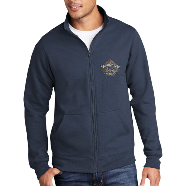 Misfits Fleece Cadet Full Zip Sweatshirt (6 colors) Thumbnail