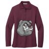 Women's Silk Touch Long Sleeve Polo Thumbnail