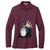 Women's Silk Touch Long Sleeve Polo Thumbnail
